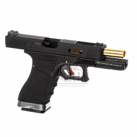PISTOLA G17 WE G-FORCE 17 NEGRA/GOLD ☑ · VSGun
