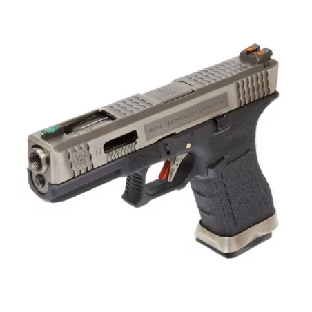 PISTOLA G17 WE G-FORCE 17 PLATA/NEGRA ☑ · VSGun