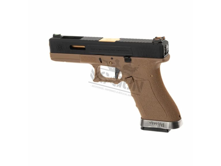 PISTOLA G17 WE G-FORCE 17 TAN/GOLD
