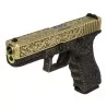 GLOCK 17 WE GAS FLORAL DORADA RÉPLICA AIRSOFT ✨ · VSGun