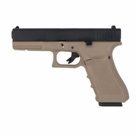 GLOCK 17 WE GEN4 GAS TAN/NEGRA RÉPLICA AIRSOFT 🔥 · VSGun