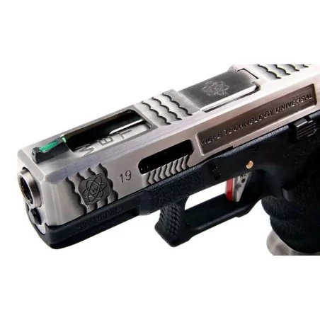 GLOCK 19 T7 CUSTOM GEN4 GAS RÉPLICA NEGRA 🛡️ · VSGun