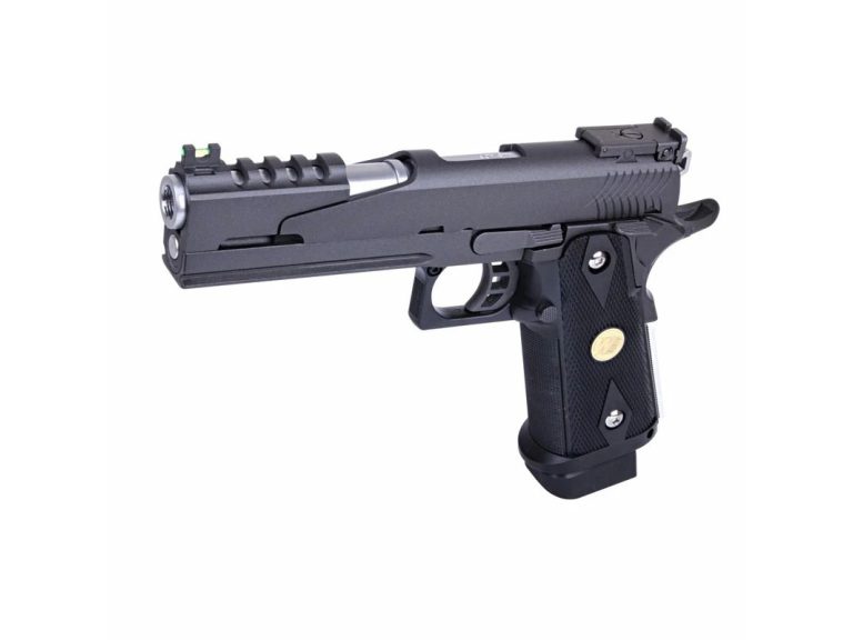 Réplica WE 5.1 Dragon Gas Black para airsoft, alta precisión y potencia