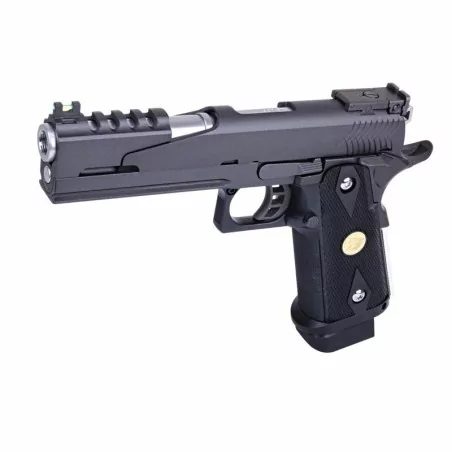 Réplica WE 5.1 Dragon Gas Black para airsoft, alta precisión y potencia