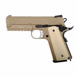 Réplica WE Desert Warrior 4.3 Gas para airsoft, diseño táctico y rendimiento
