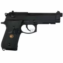 Réplica Beretta M9A1 WE Gas para airsoft, precisión y alta fiabilidad