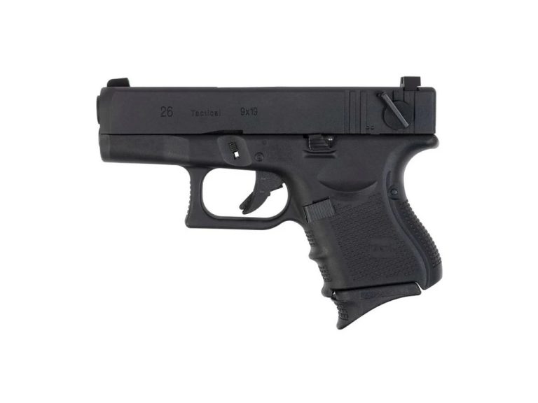 Réplica Glock 26 Gen4 WE Auto Gas Negra para airsoft, compacta y ágil