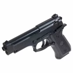 Pistola 92 SAIGO de muelle negra para airsoft, ideal para principiantes