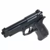 Pistola 92 SAIGO de muelle negra para airsoft, ideal para principiantes