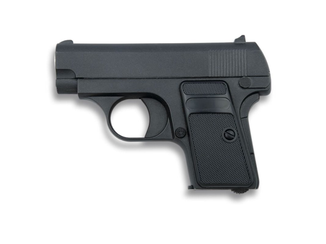 Pistola G1 Mini Metalica Muelle Negra