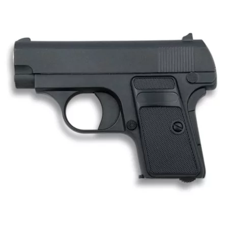 Pistola G.1 Mini metálica de muelle negra, perfecta para airsoft