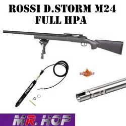 ROSSI DSTORM M24 PRO EDITION FULL HPA NEGRO réplica de precisión para airsoft