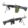 Apoyo A&K M60E4 negro MK43 de airsoft