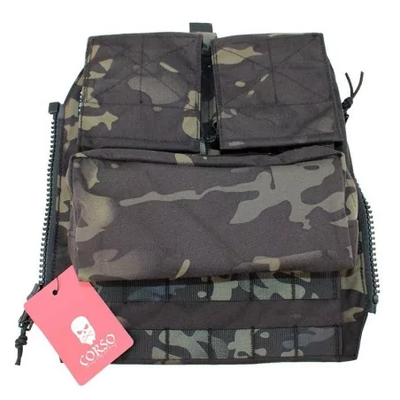 Back Panel Corso Buccanner MK1 Multicam Black para máximo confort y durabilidad.