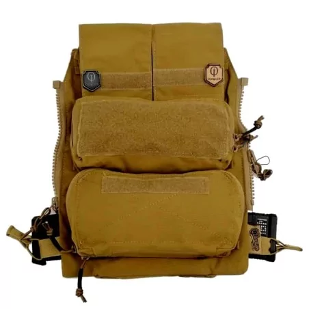 Backpanel Conquer C2 Elite Coyote para máxima comodidad y durabilidad.