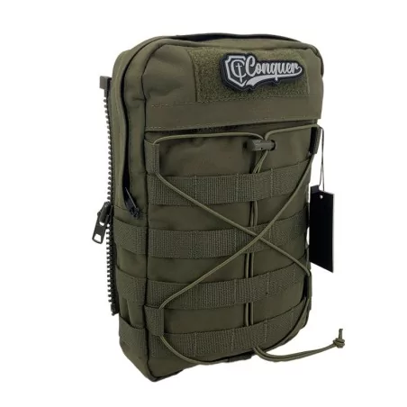 CONQUER MT ZIP BACKPACK RANGER GREEN mochila modular MOLLE para airsoft