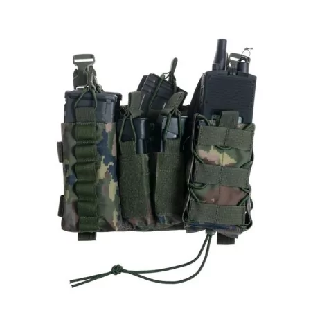 PANEL ASALTO MK1 DELTA TACTICS camuflaje boscoso pixelado MOLLE