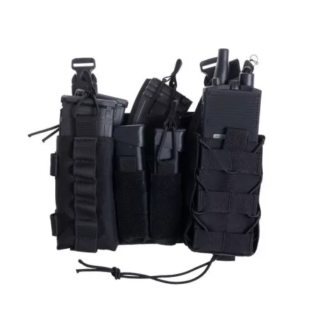 PANEL ASALTO MK1 DELTA TACTICS color negro para chaleco táctico airsoft