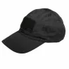 GORRA AJUSTABLE CON PARCHE PARA VELCRO NEGRA DELTA