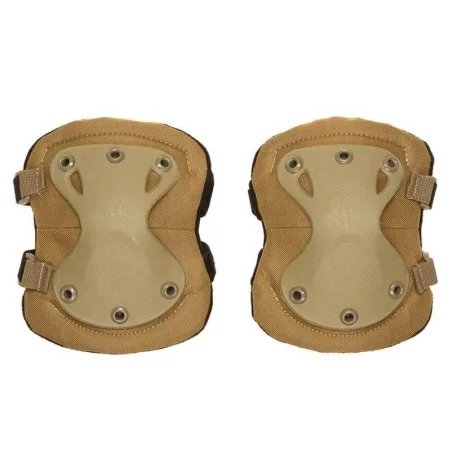 Rodilleras XPD INVADER GEAR Coyote, protección y ajuste ergonómico para airsoft