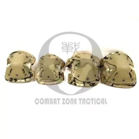Rodilleras y coderas Multicam, protección completa y duradera para airsoft