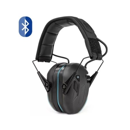 Cascos Earmor M300T-BK con Bluetooth negro, protección y comunicación tácticas