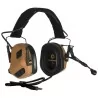 Earmor M32 Plus Mod4 auriculares tácticos Coyote con amplificación