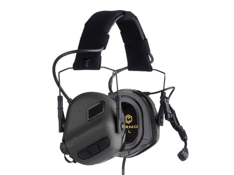 Earmor M32 Plus Mod4 auriculares tácticos negros con amplificación