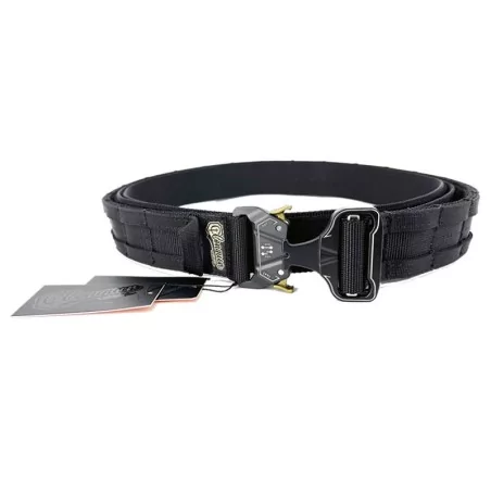 CINTURÓN CONQUER DOUBLE BELT TALLA M 72-90CM BK ✅ · VSGun