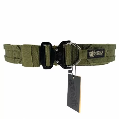 Cinturón Conquer OD talla M-L con sistema MOLLE para entornos tácticos