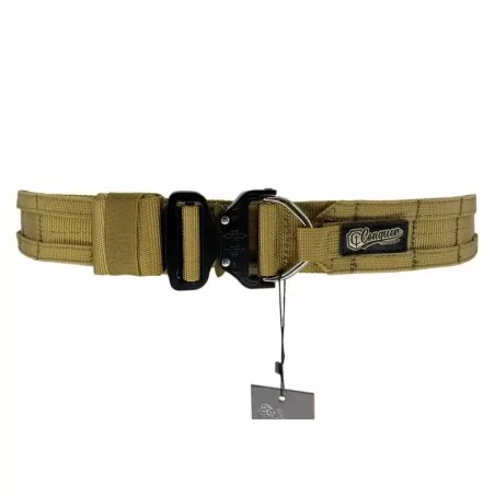 Cinturón Conquer Tan talla M-L con sistema MOLLE táctico