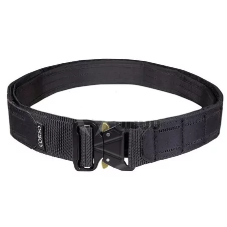 Ceñidor Corso Hook Laser MK1 Negro, diseño táctico y ajuste rápido.