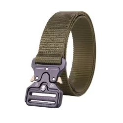 Cinturón Kobra GEN2 115cm OD Verde con hebilla metálica de liberación rápida
