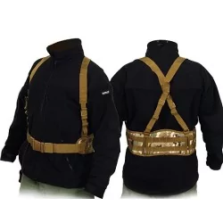 Cinturón Molle Táctico Multicam con sistema MOLLE para Airsoft