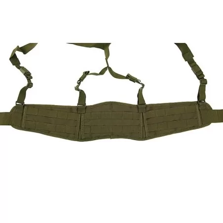 CINTURÓN MOLLE TÁCTICO VERDE OD 🔝 · VSGun