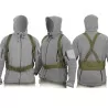 Cinturón Molle Táctico Verde OD con sistema MOLLE ajustable y resistente