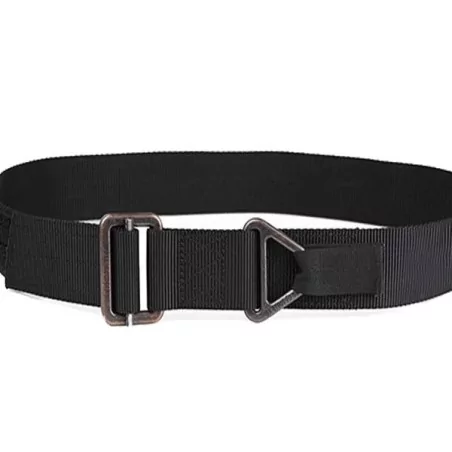 Cinturón Táctico con Velcro Negro ajustable y resistente para uso profesional y airsoft