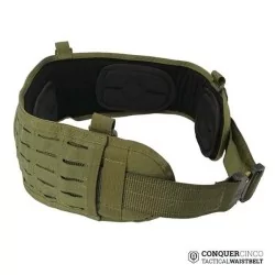 Cinturón táctico Conquer First Line CINCO Verde OD con sistema MOLLE ajustable