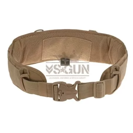 Cinturón táctico First Line PLB Tan Invader Gear con sistema MOLLE y hebilla de liberación rápida