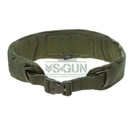 Cinturón táctico First Line PLB Verde OD Invader Gear con sistema MOLLE y hebilla de liberación rápida