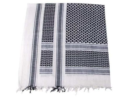 Shemagh - Blanco/Negro