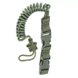 Correa Antipérdida Deluxe para Pistola - OD Lanyard para Airsoft y seguridad.