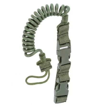 Correa Antipérdida Deluxe para Pistola - OD Lanyard para Airsoft y seguridad.