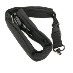 Correa táctica Conquer QD 1 punto negra con enganche rápido para Airsoft.