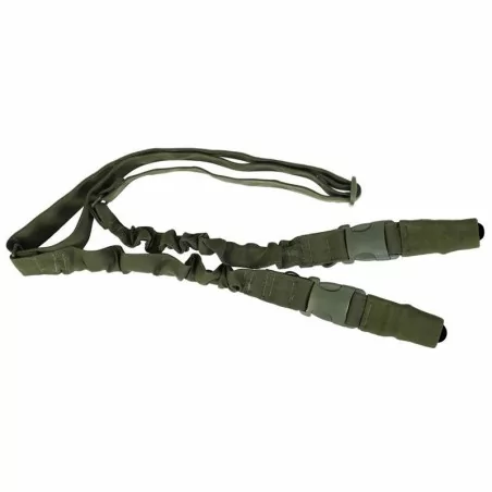 Correa 2 puntos Delta Tactics Verde OD para réplicas largas de Airsoft.