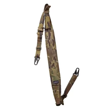 Correa Fusil Corso Crossbones 1-2 puntos Multicam para Airsoft y táctico.