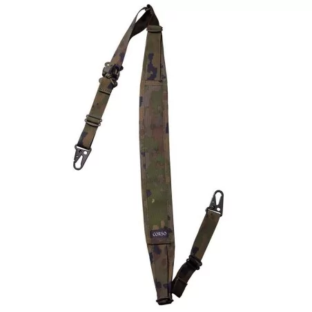 Correa Fusil Corso Crossbones 1-2 puntos Pixelado Boscoso para Airsoft.