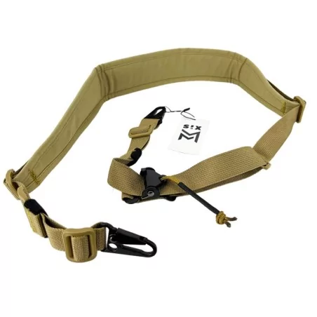 Correa Sixmm SP2 ajuste rápido Tan para réplicas de airsoft