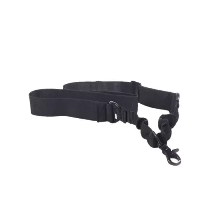 Correa táctica 1 punto negra Delta Tactics para réplicas airsoft