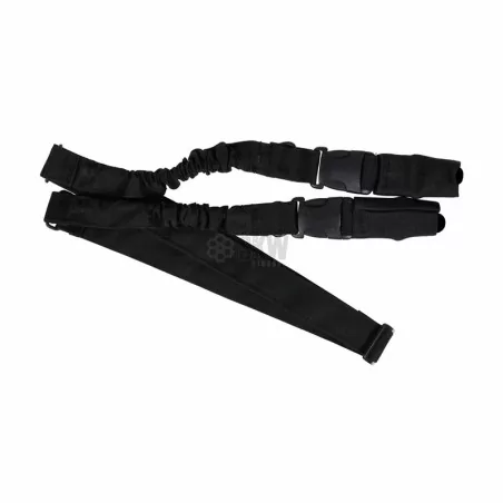 Correa 2 puntos extracción rápida Delta Tactics Negra para actividades tácticas y airsoft